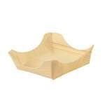 PacknWood 210BBUP42, 2.7x2.5x1.5-Inch "Pin Up" Wooden Square Plate, 250/CS