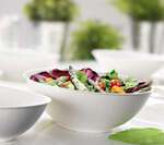 PacknWood 210BCHIC1500, 44-Oz Bio'n'Chic Oval Sugarcane Bowl, White, 100/CS