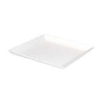 PacknWood 210BCHIC160, 6.3x6.3x0.55-Inch "Bio n Chic" White Sugarcane Plate, 100/CS
