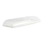PacknWood 210BCHIC3915, 15.75x6x0.45-Inch "Bio n Chic" White Sugarcane Tray, 100/CS (Discontinued)