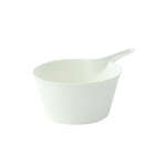 PacknWood 210BCHICDPAD, 2.2x1.15-Inch "Bio n Chic" White Sugarcane Pan Dish, 300/CS
