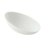 PacknWood 210BCHICEGG, 1 Oz "Bio n Chic" Egg Shaped White Sugarcane Dish, 300/CS