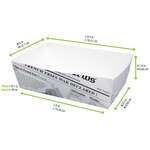 PacknWood 210BCNEWS850, 6.5x5x1.9-Inch Corrugated Cardboard Box with Newspaper Print, 400/CS