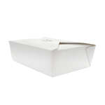 PacknWood 210BIO3, 8.55x6.25x2.5-Inch White Take-Out Meal Box, 200/CS
