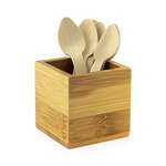 PacknWood 210BMH1, 2.4x2.4x2.45-Inch Bamboo Cutlery and Napkin Holder, 10/CS