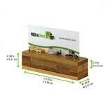 PacknWood 210BSIGN33, 3.93x0.99x0.99-Inch Bamboo Rectangular Cardholder, 100/CS
