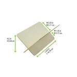 PacknWood 210BTAC16, 6.6x2.25-Inch Wooden Taco Holder, 100/CS