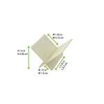 PacknWood 210BTAC9, 3.35x1.65-Inch Wooden Taco Holder, 200/CS