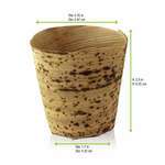 PacknWood 210BZCUP6, 4 Oz 2.35-Inch Dia Bamboo Leaf Cup, 200/CS