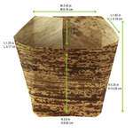 PacknWood 210BZFRY1, 7 Oz Bamboo Leaf Scoop Tray, 100/CS