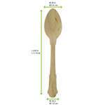 PacknWood 210CCWREN, 4.62-Inch Unwrapped Elegant Wooden Coffee Spoon, 3000/CS6
