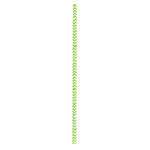 PacknWood 210CHP19CHLG, 7.75x0.23-Inch Lime Green & White Design Paper Straws - Unwrapped, 3000/CS