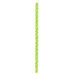 PacknWood 210CHP19DLG, 7.75x0.23-Inch Lime Green & White Paper Straws - Unwrapped, 3000/CS