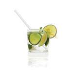 PacknWood 210CHP19WH, 7.75-inch White Wax Coated Paper Straws, Unwrapped, 3000/CS