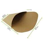 PacknWood 210CREPKR, 7.25x5.9-Inch Kraft Crepe Holder, 1000/CS