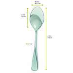 PacknWood 210CV0033V, 3.75-Inch Mini Green Transparent Spoon, 1000/CS