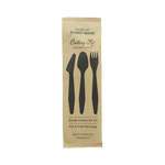 PacknWood 210CVB19K3K, 7-inch Heavy Weight Wooden Cutlery Kit (Knife, Fork, Spoon), 250/CS