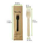 PacknWood 210CVB1W, 7.75x1.95-Inch Wrapped Wooden Fork, 500/CS