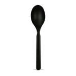 PacknWood 210CVPL633N, 5.6-Inch Unwrapped Corn Black Spoon, 1000/CS