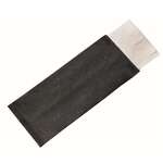 PacknWood 210CVPOCN, 4.3x10-Inch Black Cutlery Paper Bag with White Napkin 2-Ply, 500/CS