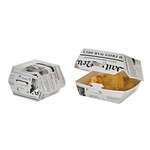 PacknWood 210EATBNEWS50, 2.8x2.8x2-Inch Newspaper Print Mini Slider Box, 500/CS
