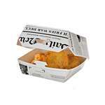 PacknWood 210EATBNEWS80, 3.3x3.3x2-Inch Newspaper Print Mini Slider Box, 500/CS