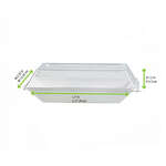 PacknWood 210ECODL1814, 7x5.25x1.3-Inch Clear PET Lid for 210ECOD1814, 100/CS
