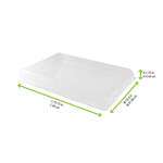 PacknWood 210ECODL4229, 15.75x10.9x1.75-Inch Clear PET Lid for 210ECOD4029, 25/CS