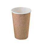 PacknWood 210GCBIO16, 16 Oz Compostable Single Wall Paper Cup, 1000/CS