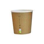 PacknWood 210GCBIO4, 4 Oz Compostable Single Wall Paper Cup, 1000/CS