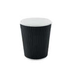 PacknWood 210GCR8N, 8-Oz Black Ripple Hot Cup, 1000/CS (Discontinued)