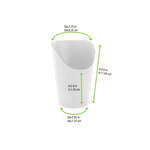 PacknWood 210GSP49W, 5.5 Oz White Wrap Cup, 1200/CS