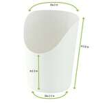 PacknWood 210GSPW270, 6 Oz White Kraft Wrap Cup, 1000/CS