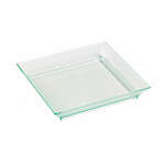 PacknWood 210KLAR1010, 3.5 Oz Klarity Square Mini Transparent Green Dish, 100/PK