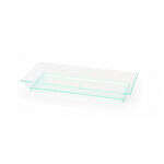 PacknWood 210KLAR1365, 2.5-inch Klarity Rectangular Transparent Green Dish, 200/CS