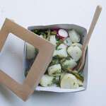 PacknWood 210KRAYB195 7.1x7.1x2-inch Square Kraft Paper Box with Clear Window, Brown, 200/CS