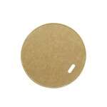 PacknWood 210LPAP80K, 3-inch Kraft Paper Coffee Lid for 8 Oz Cups, 1000/CS (Discontinued)