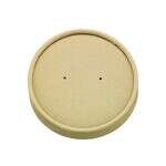 PacknWood 210LSOUP156K, 6-inch Matching Kraft Lids For 210PC Series Containers, 360/CS