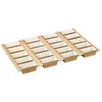 PacknWood 210MBAKE5X4, 22-inch Rectangular Baking Molds Tray for 210MBAKE160 Mold, 25/PK