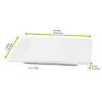 PacknWood 210MBPCAR, 3.75-inch Mini White Square Dish, 24/PK