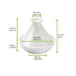 PacknWood 210MBPTAJB, 3 Oz White Mini Tajine, 24/PK