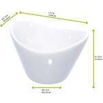 PacknWood 210MMBPEGG, 1 Oz Egg Mini Porcelain Bowl, 24/PK