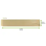 PacknWood 210PAPOK34, 13-inch Brown Kraft Bag Opens 2 Sides, 1000/CS