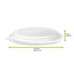 PacknWood 210PCL1000L, 6-inch Clear PET Plastic Lid for 210PC Range 16-32 Oz, 360/CS