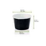PacknWood 210POC81N, 3 Oz Black Paper Cup, 1000/CS
