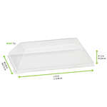 PacknWood 210SAMLT65, 5-inch Clear PET Lid for 210SAMBQ65, 100/PK