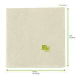 PacknWood 210SEC31312P, 11.8x11.8-inch Kraft Tissue Napkin, 4800/CS