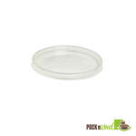 PacknWood 210SOUPLPP116, 4.49-inch Dia Clear Flat PP Lid for 12/16/20/24-Oz Deli News Containers, 500/CS (Discontinued)