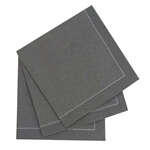 PacknWood 210SVCC40GY, 15.8x15.8-inch Luxury Silver Grey Cotton Table Napkin, 100/PK