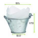 PacknWood 210SXM01, 1 Oz Mini Metal Bucket, 144/CS